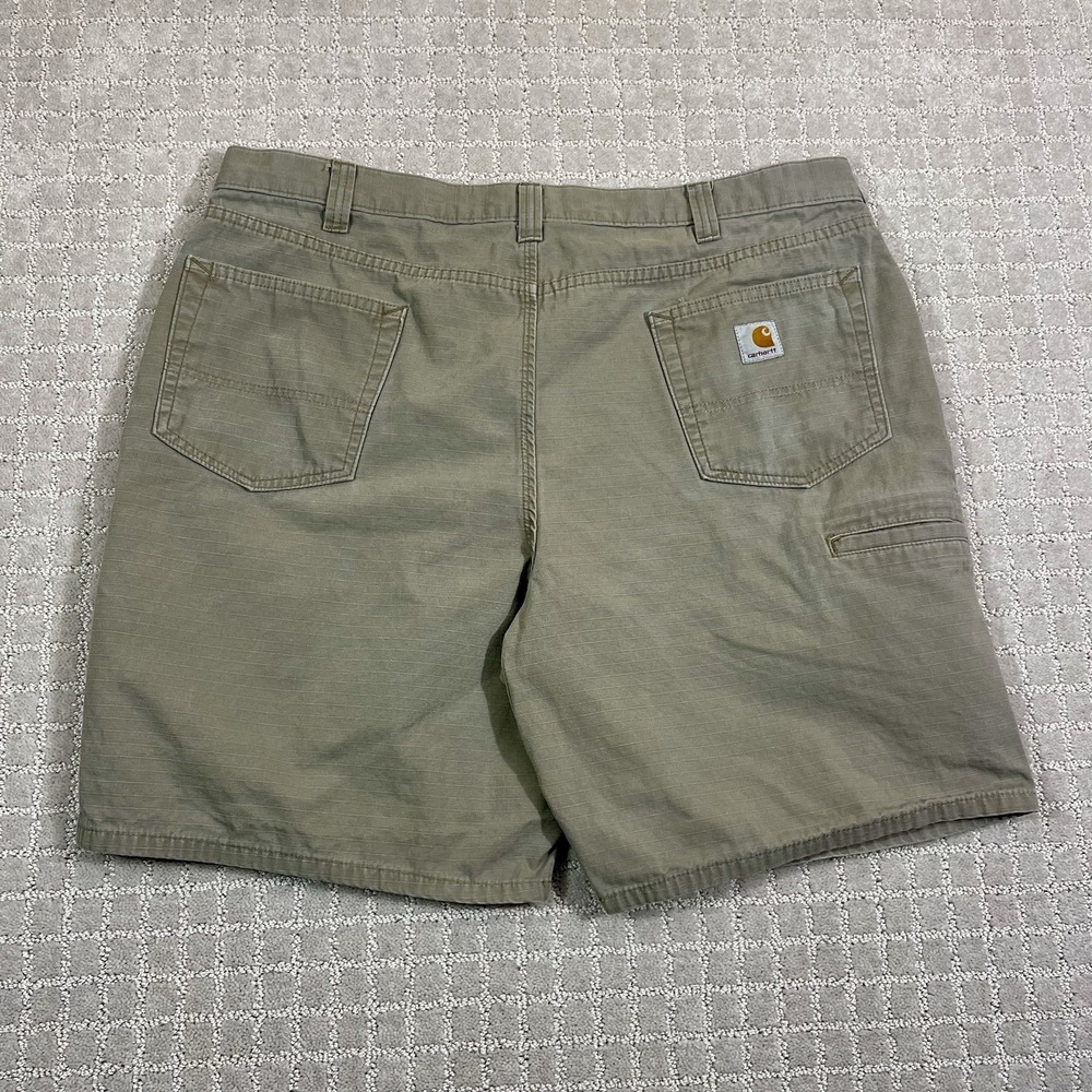 Men's 40 Carhartt Original‎ Fit Utility Gray Green Canvas Shorts 100276 251